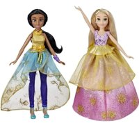 Голям комплект кукли принцеса Рапунцел и принцеса Ясмин Disney princess , снимка 4 - Кукли - 44086613