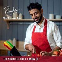 Кухененски нож - Victorinox kitchen knife for vegetables (8cm blade), снимка 8 - Прибори за хранене, готвене и сервиране - 37177848