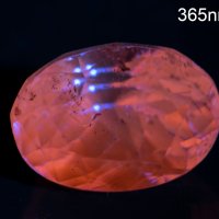 Розов кунцит 1.89ct флуоресцентен овална шлифовка, снимка 3 - Други - 42994906