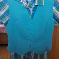 Дамска риза къс ръкав с елек, снимка 6 - Ризи - 28828871