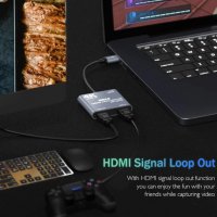 HDMI - USB 3.0 Video Capture Card Game Live Streaming OBS видео кепчър , снимка 5 - Други - 32911446