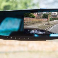 Огледало Видеорегистратор с две камери 4.3инча HD за автомобил, снимка 7 - Аксесоари и консумативи - 39285936