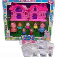 Къща Пепа Пиг с 7 броя герои, комплект Peppa Pig Код: 12365/535351, снимка 1 - Играчки за стая - 38513966