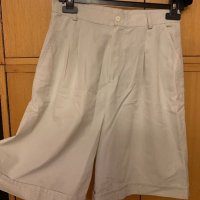 Памучни къси панталони с висока талия, снимка 2 - Панталони - 25719221
