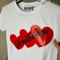 Тениска love moschino , снимка 2 - Тениски - 39633793