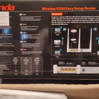 WiFi Рутер Tenda F3, 300Mbps, 38 лв, снимка 2 - Рутери - 38666592