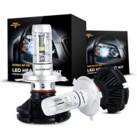 Комплект LED Лед Диодни Крушки за фарAutomat, X3, H4 H/L - 50W 12000 Lm Над 200% по-ярка светлина., снимка 1 - Аксесоари и консумативи - 27610157