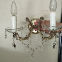 Кристални аплици , снимка 1 - Лампи за стена - 38716460