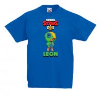 Разпродажба! Детска тениска  Leon Brawl Stars, снимка 1 - Детски тениски и потници - 32269173