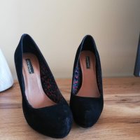 Страхотни черни обувки Atmosphere, снимка 3 - Дамски обувки на ток - 26421116