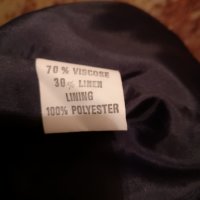 Удължен втален блейзър двубортен кариран S размер дамско сако, снимка 4 - Сака - 32337095