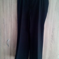 Черен копринен панталон № 54, снимка 1 - Панталони - 36723532