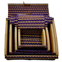 Комплект Бамбукова бижутерка - 4 части, снимка 4 - Други - 43852471