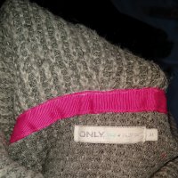 Кроп пуловер с щедра поло яка "Only" ® / голям размер, снимка 6 - Блузи с дълъг ръкав и пуловери - 28357791