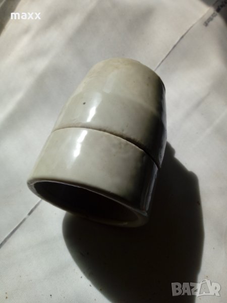 Голяма порцеланова фасунга за улични лампи , снимка 1