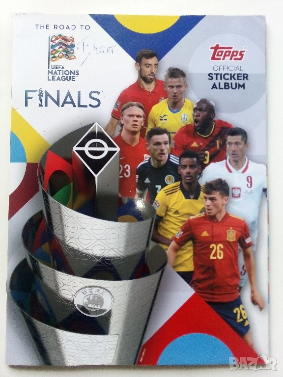 Албум със стикери "UEFA NATIONS LEAGUE FINALS" TOPPS, снимка 1