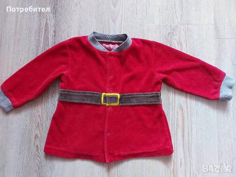 Детска коледна жилетка с дълъг ръкав 92-98, снимка 1