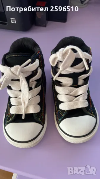Детски маратонки Converse all star - размер 22, снимка 1