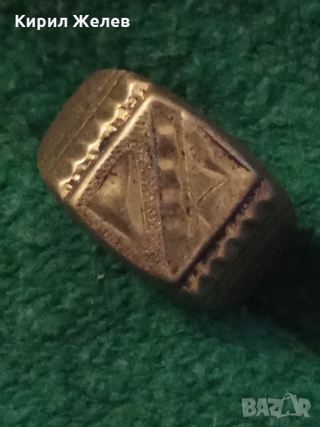 Пръстен стар бронзов 10312, снимка 1