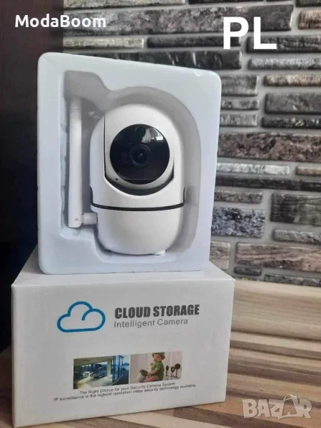 Бeзжичнa ІР yпpaвляeмa Wі-Fі ĸaмepa c виcoĸa peзoлюция 2МРХ 1080Р 1920х1080, снимка 1