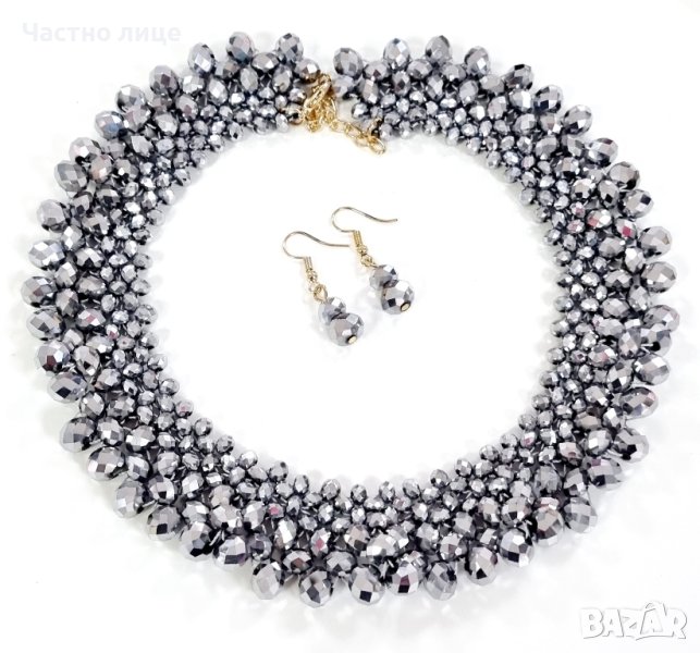 Комплект колие и обеци , снимка 1