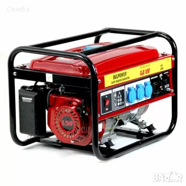 Генератор за ток 2.6kW BULPOWER BR-3000 с ръчно палене, снимка 1