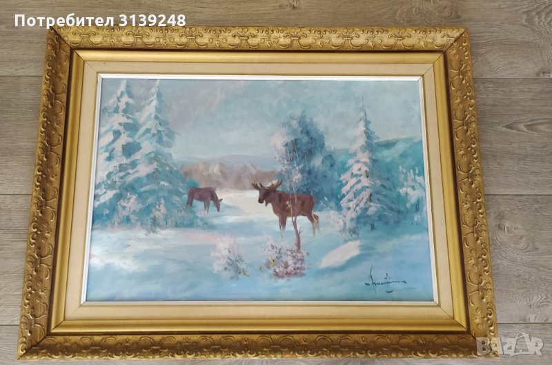 Картина масло - Torbjörn Martinsson - Скандинавски художник, снимка 1