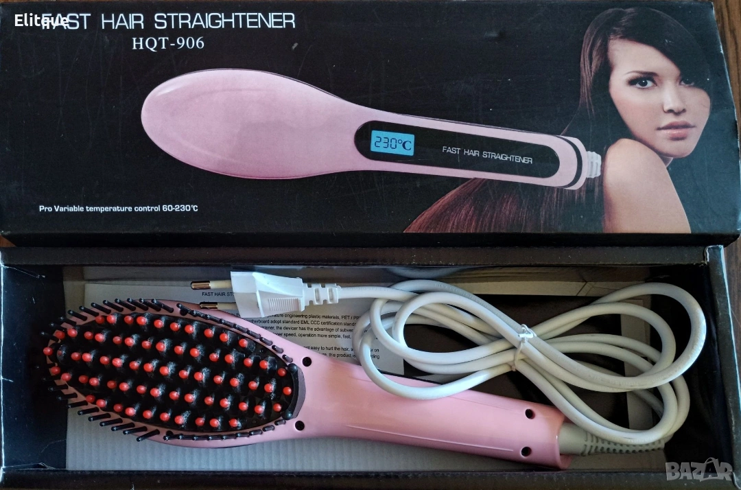 Четка за изправяне на коса Luxury 💎, снимка 1