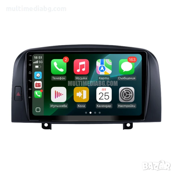 Мултимедия с операционна система Android за Hyundai Sonata NF съвместима с моделите от 2004 до 2008 , снимка 1
