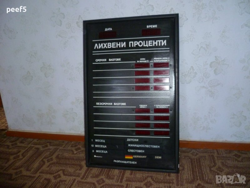 Валутно информационно табло Megatex TD-302, снимка 1