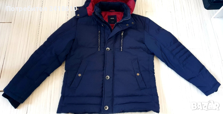 Hugo Boss Mens Down Water Repellent Jacket Size 54 / XL ОРИГИНАЛ! Мъжко Зимно пухено Яке - Парка!, снимка 1