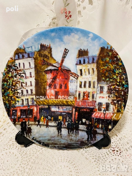 порцеланова чиния за стена 5, снимка 1