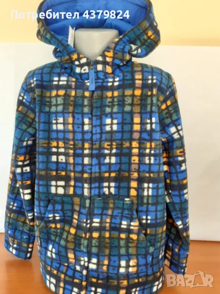 Нов детски немски поларен суичър за момче р.128, снимка 1