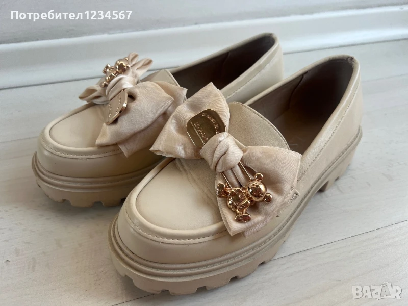 Страхотни мокасини с мече, снимка 1