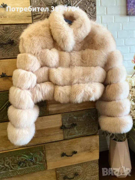 Палто естествен косъм*лисица , снимка 1