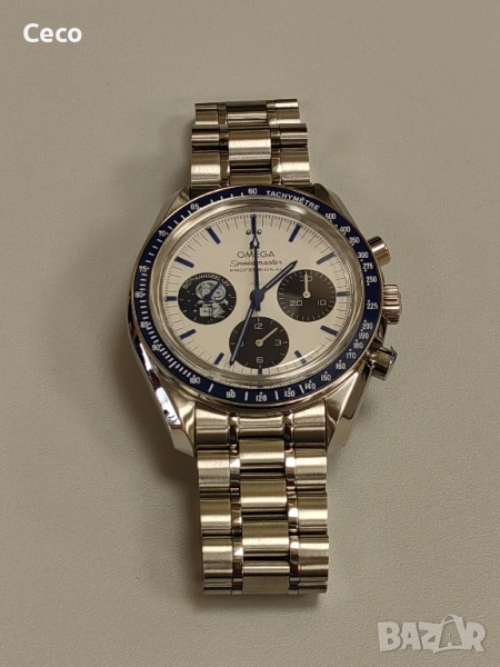 Omega Speedmaster Silver Snoopy 50th anniversary Edition chronograph, снимка 1