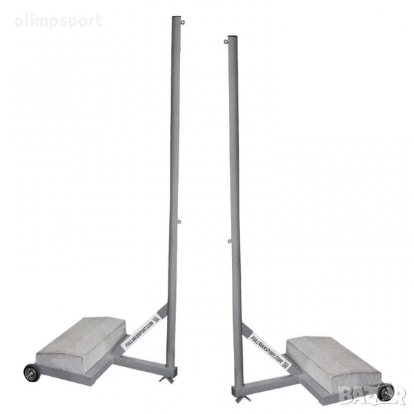 Стойки за бадминтон - комплект нови мобилни с колелца и противотежест​, снимка 1