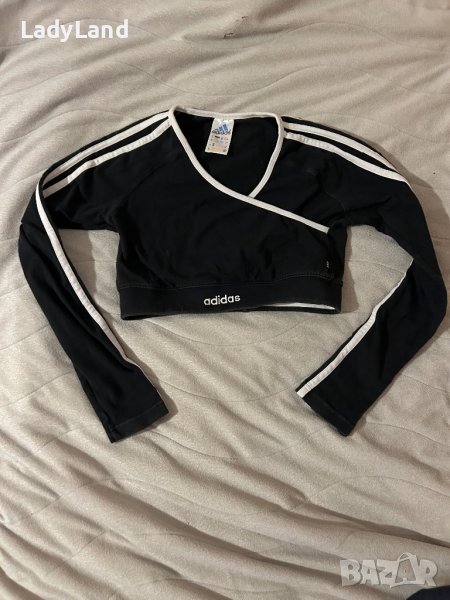Къса спортна блуза Adidas, снимка 1