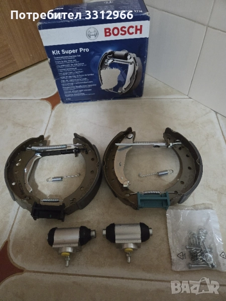 Чисто нов Спирачен комплект, барабанни спирачки BOSCH 0 204 114 675 за RENAULT CLIO, TWINGO, снимка 1