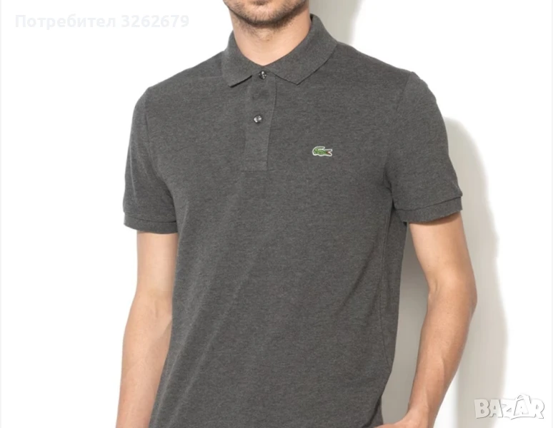 lacoste pique оригинална тениска размер L, снимка 1