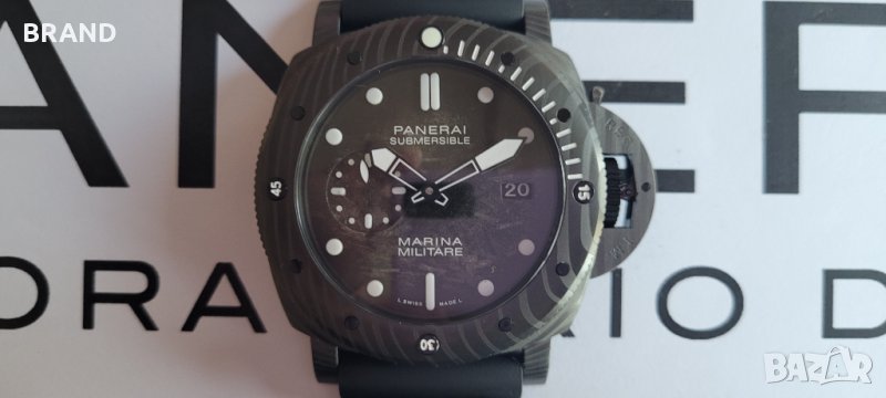 Panerai SUBMERSIBLE Marina Militare CARBOTECH™ 47MM клас 5A+, снимка 1