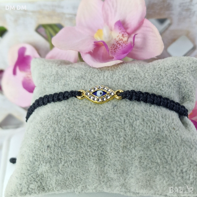 Гривна “Око против уроки” с 18к позлата , снимка 1