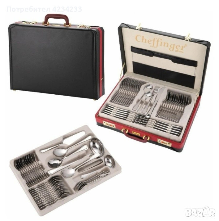 Луксозен комплект прибори , снимка 1