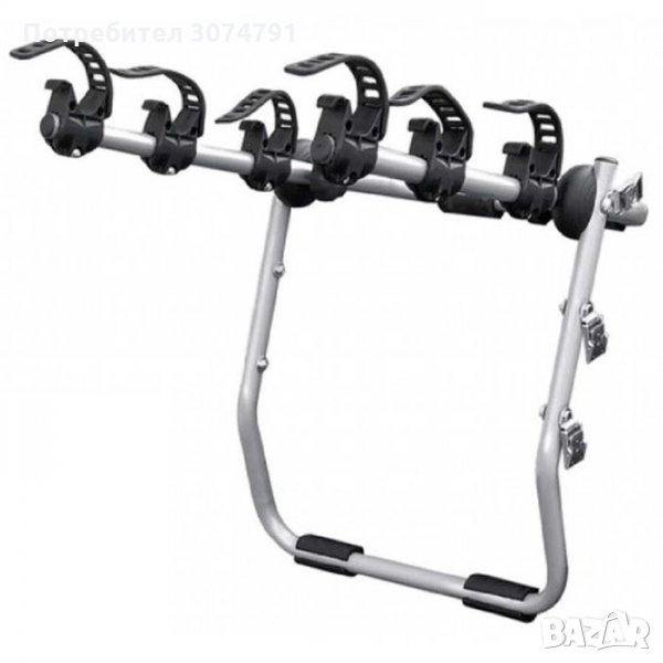 Багажник Стойка За 3 Велосипеда Колела Метален, снимка 1