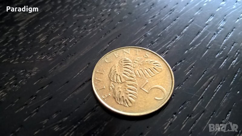 Монета - Сингапур - 5 цента | 1997г., снимка 1