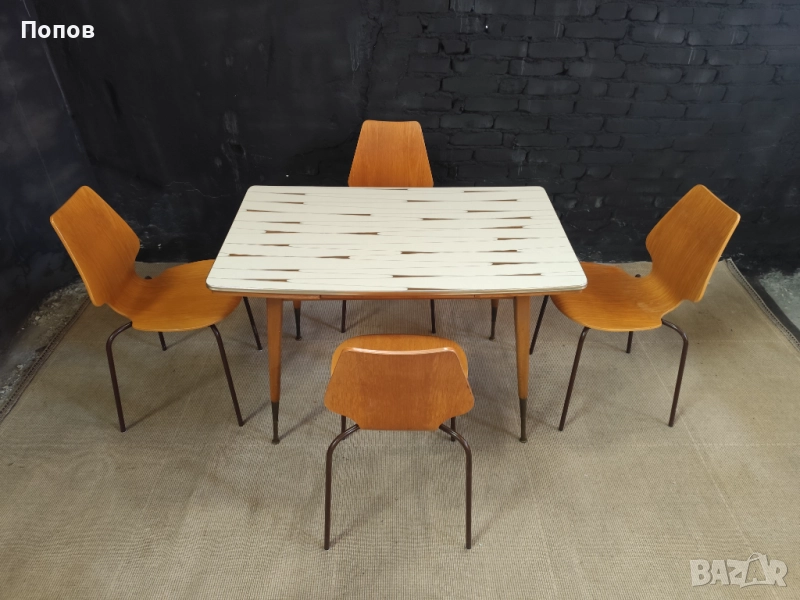 Френска винтидж маса стил ардеко, снимка 1