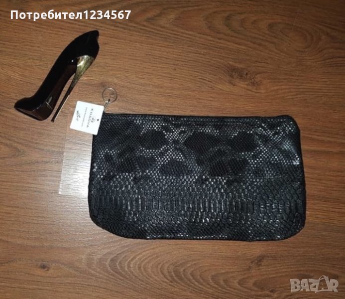 Дамски клъч с цип, снимка 1