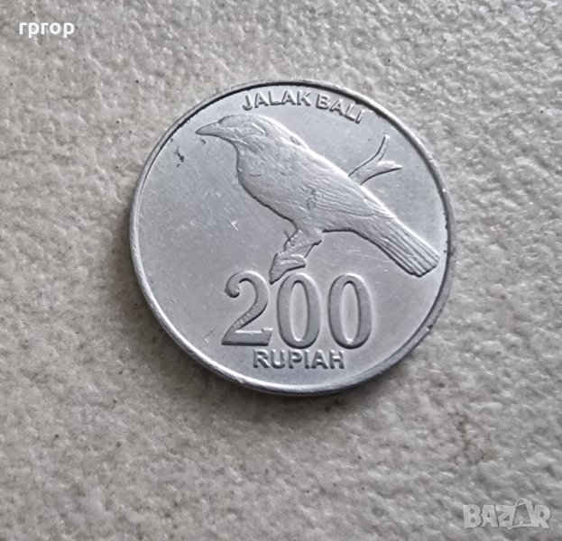 Монета. Индонезия. Бали. 200 рупии. 2003 година. Серия птици., снимка 1
