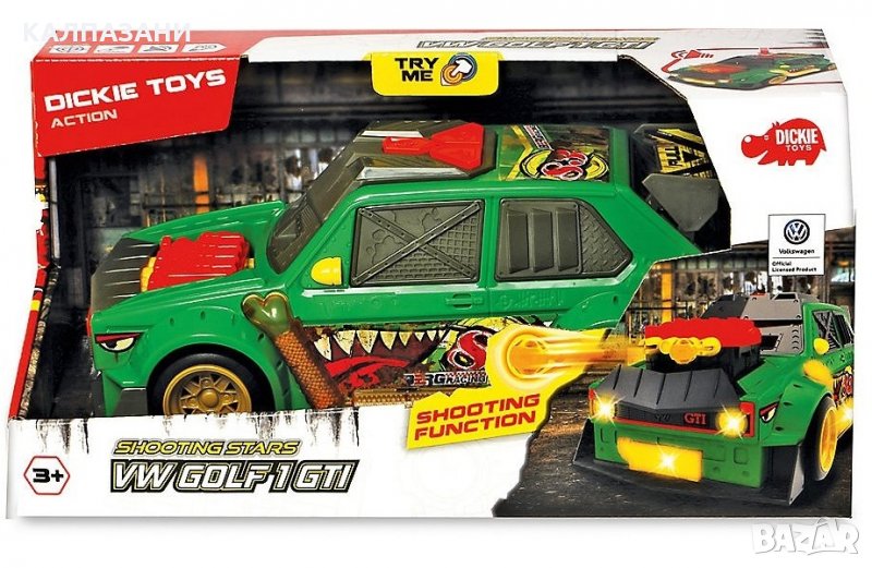 VW Golf 1 GTI Dickie Спортна кола за битка със стрели 203755003, снимка 1