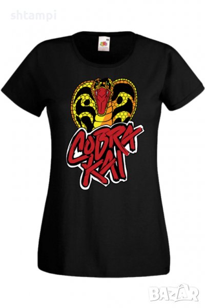 Дамска тениска Cobra kai 01,Филм,Игра,superhero,Изненада,Подарък,Повод,, снимка 1